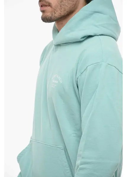 Bluze de trening SPORTY & RICH Solid Color Unisex Hoodie Green Barbati (BM 19305329) 4