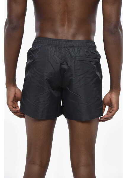 Bermude Off-White Nylon Quote Swimshorts Black Barbati (BM 19305356) 2
