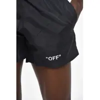 Bermude pentru Barbati - Bermude Off-White Nylon Quote Swimshorts Black Barbati (BM 19305356) - B-mall.ro