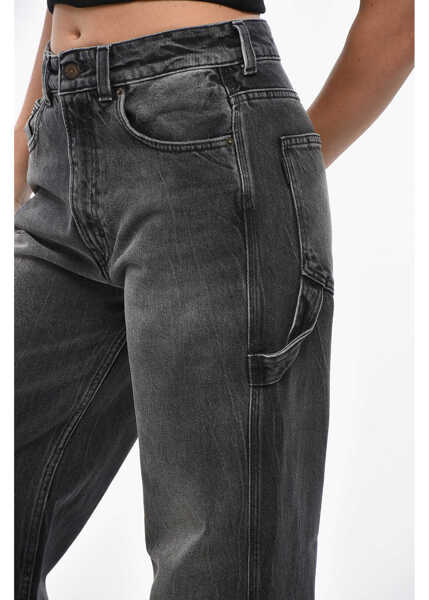 Blugi drepti HAIKURE Low Waist Wide Leg Winona Jeans 26Cm Black Femei (BM 19305545) 3