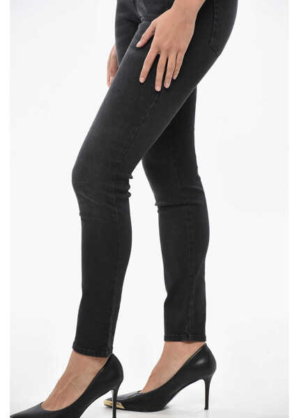 Blugi skinny Diesel Super Skinny Fit Slandy Denims With Belt Loops 12Cm Black Femei (BM 19305551) 3