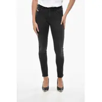 Blugi skinny Super Skinny Fit Slandy Denims With Belt Loops 12Cm Femei