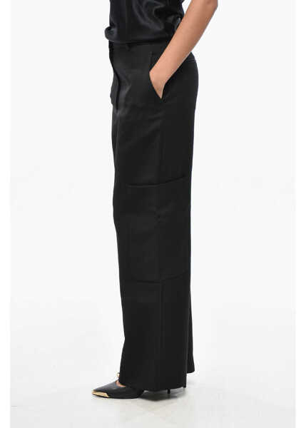 Pantaloni casual Khaite High-Waisted Cargo Pants Black Femei (BM 19305563) 3