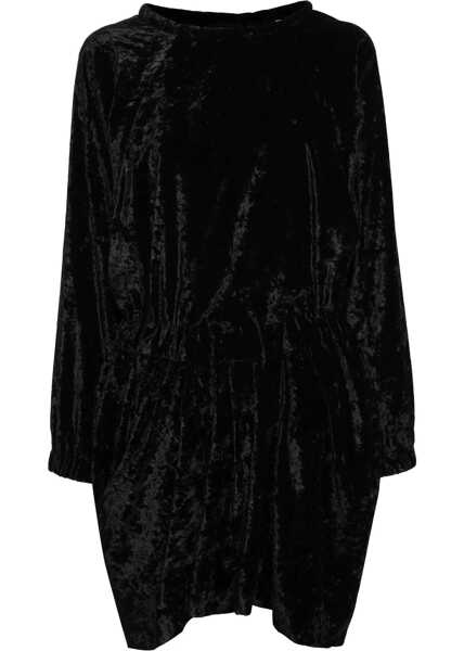 Rochii scurte Isabel Marant Chenille Lassie Dress With Elastic Waistband Black Femei (BM 19305578) 1