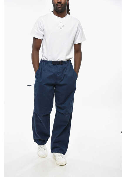 Pantaloni casual DARKPARK Relaxed Fit Jordan Pants With Elastic Waistband Blue Barbati (BM 19305611) 4