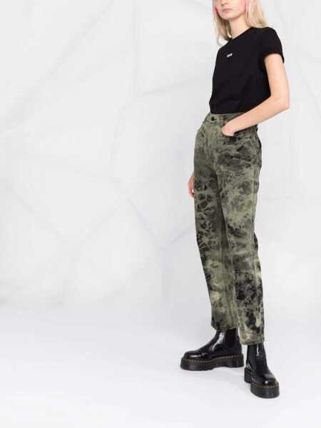 Tricouri MSGM Micro Logo T-Shirt BLACK Femei (BM 19305788) 4