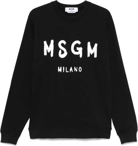 Bluze de trening MSGM Cotton Sweatshirt BLACK Barbati (BM 19305794) 1