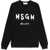 MSGM Cotton Sweatshirt BLACK