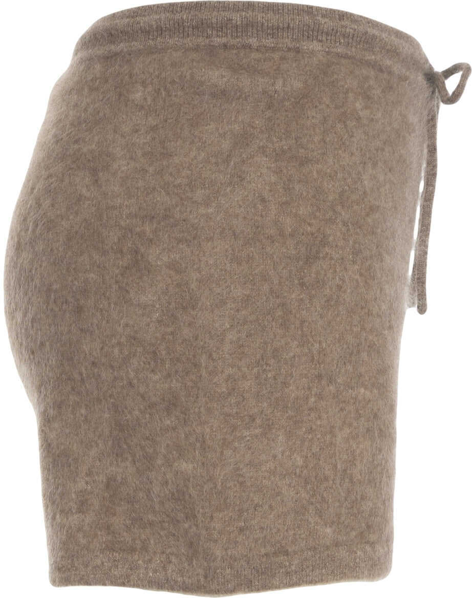 Pantaloni scurti Solotre Yack wool shorts Brown Femei (BM 19305809) 3