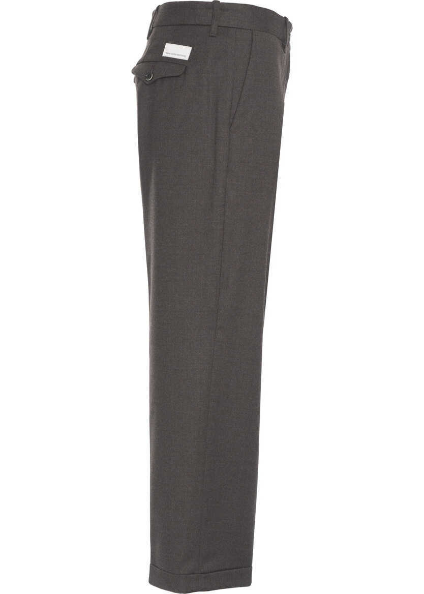 Pantaloni office Nine in the morning Chino pants Montana Brown Femei (BM 19305815) 3