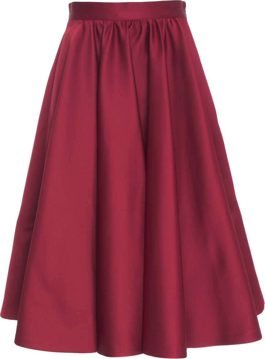 Fuste lungi Max Mara Midi skirt Farneto Red Femei (BM 19305818) 2