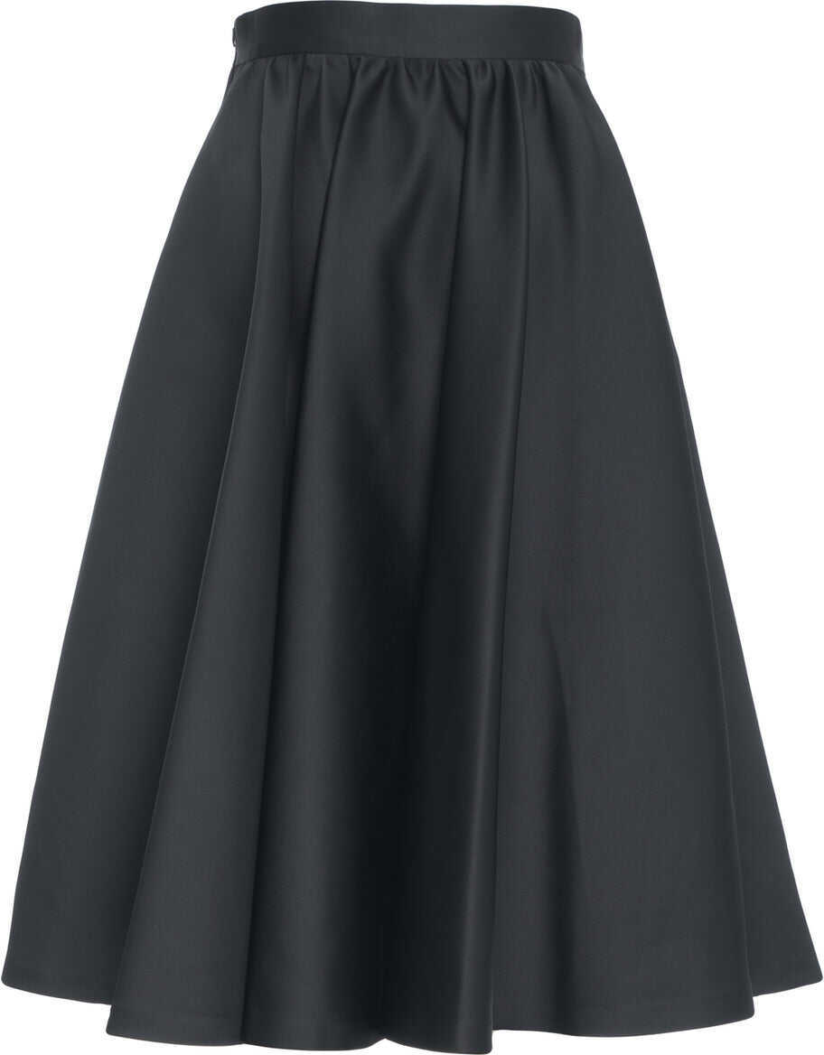 Fuste lungi Max Mara Midi skirt Farneto Black Femei (BM 19305818) 4