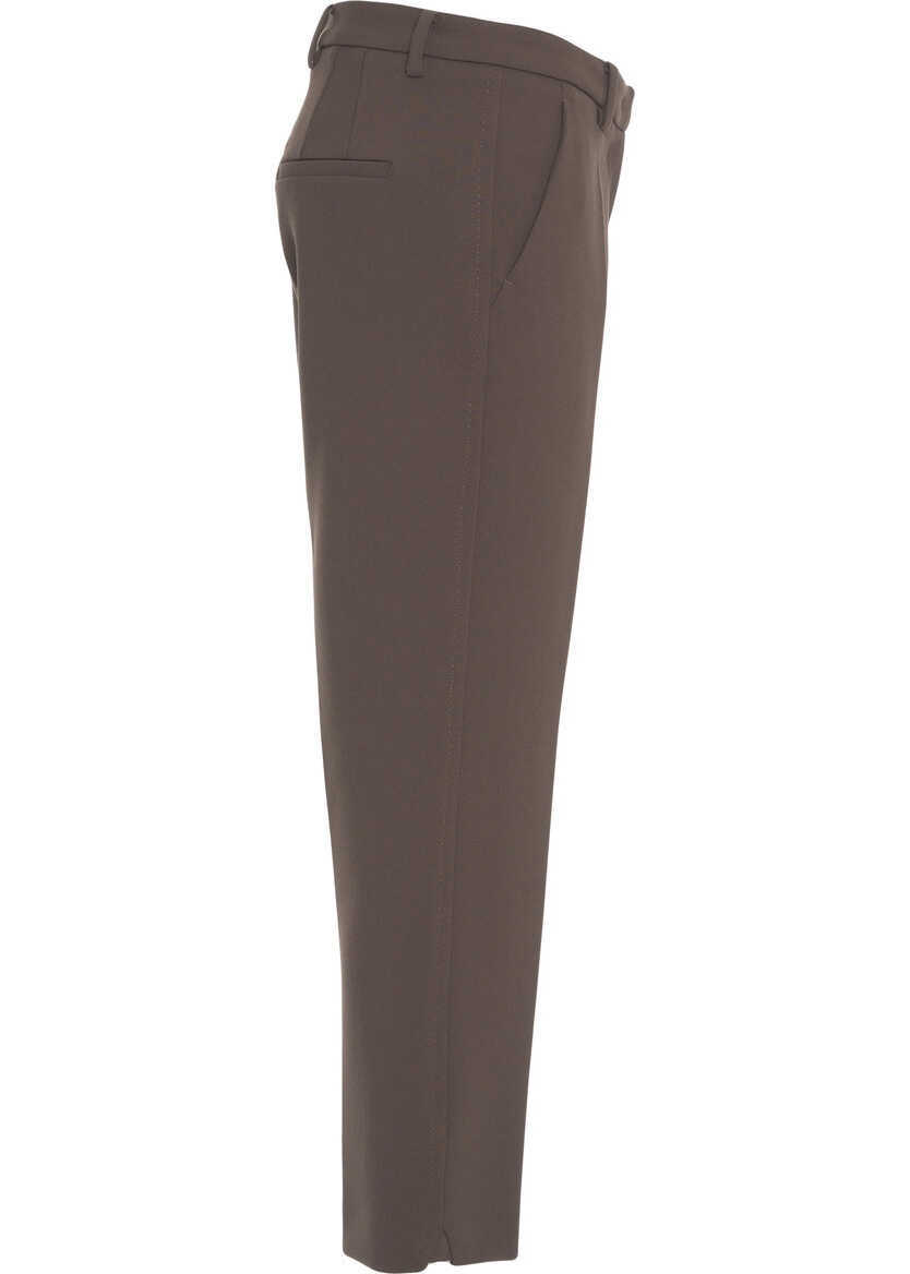 Pantaloni office Cambio Chino pants Krystal Brown Femei (BM 19305827) 3