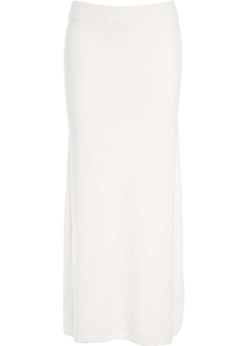 Fuste lungi Peuterey Knit midi skirt Tariquet White Femei (BM 19305830) 1