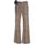 Liu Jo Pants with animal print Brown