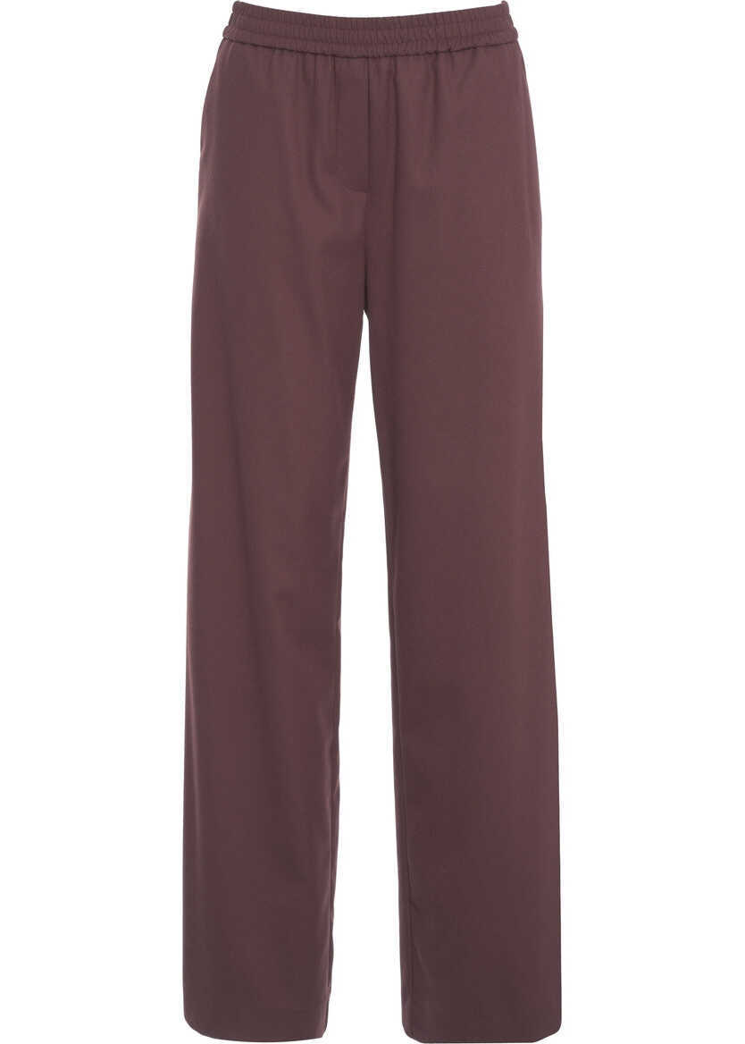 Pantaloni casual Kaos Pants with elastic waistband Red Femei (BM 19305836) 2