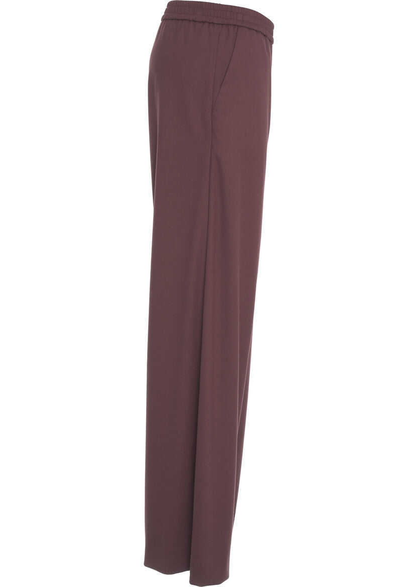 Pantaloni casual Kaos Pants with elastic waistband Red Femei (BM 19305836) 3