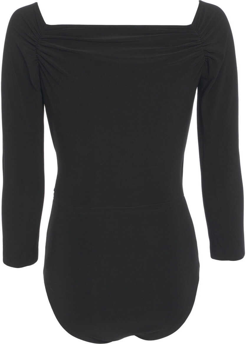 Maiouri NORMA KAMALI Draped body Black Femei (BM 19305866) 3