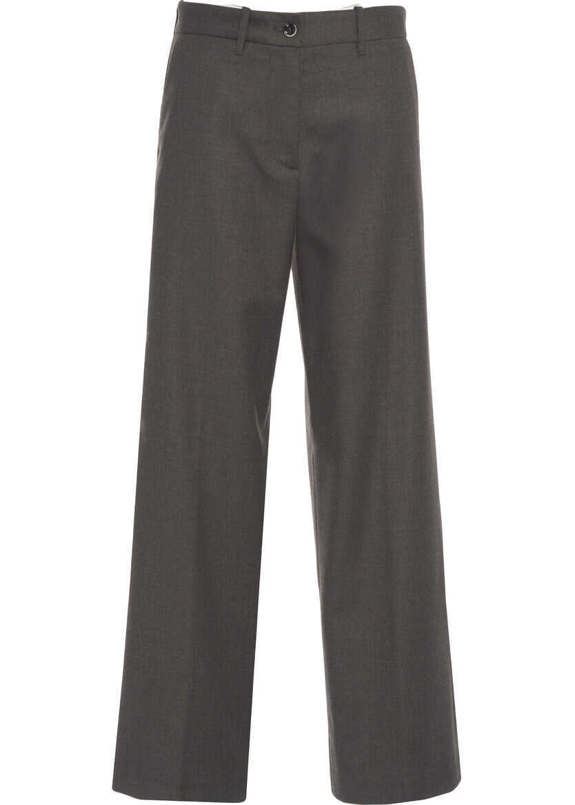 Pantaloni casual Nine in the morning Pants Fiamma Brown Femei (BM 19305890) 1