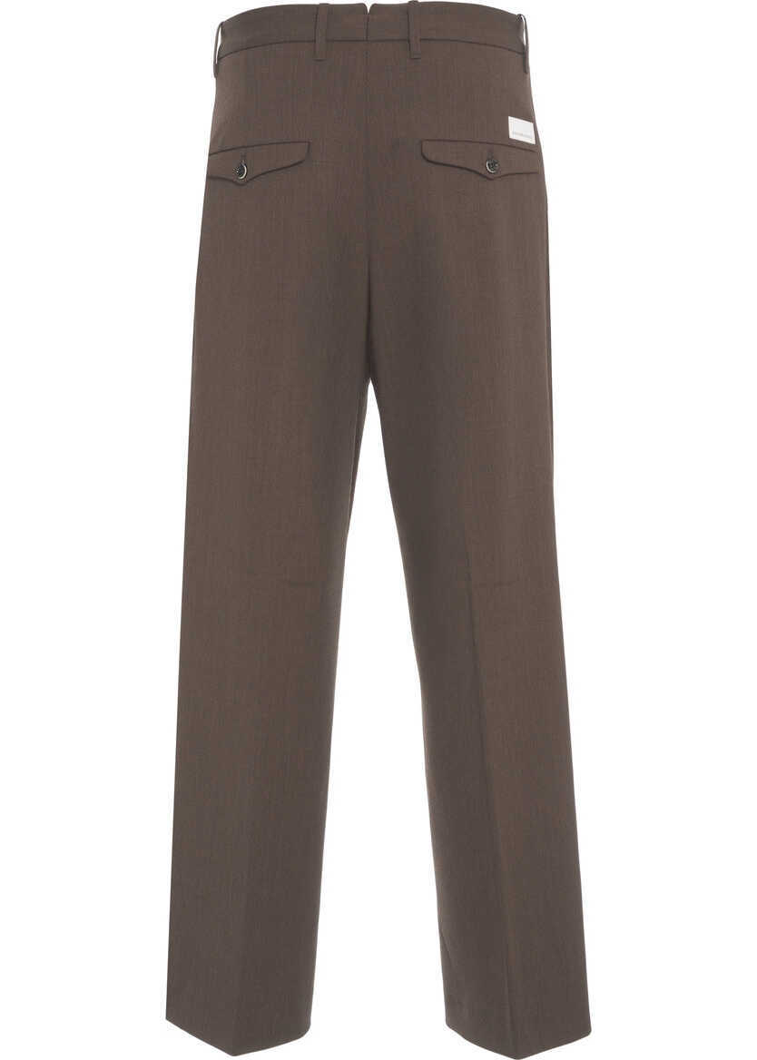 Pantaloni casual Nine in the morning Pants Athos Brown Barbati (BM 19305893) 4