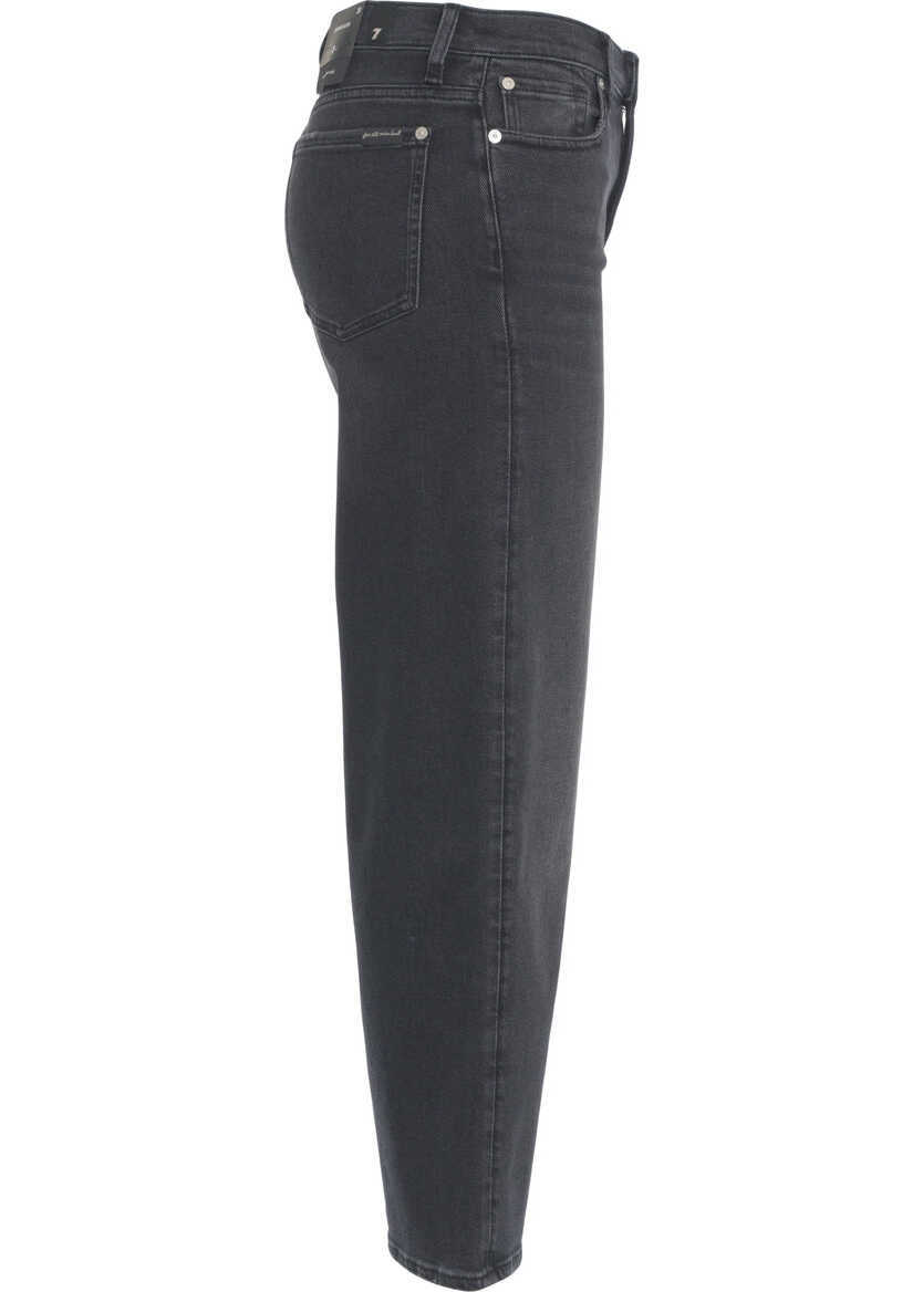 Blugi drepti 7 For All Mankind Straight leg jeans Alexa Black Femei (BM 19305914) 3