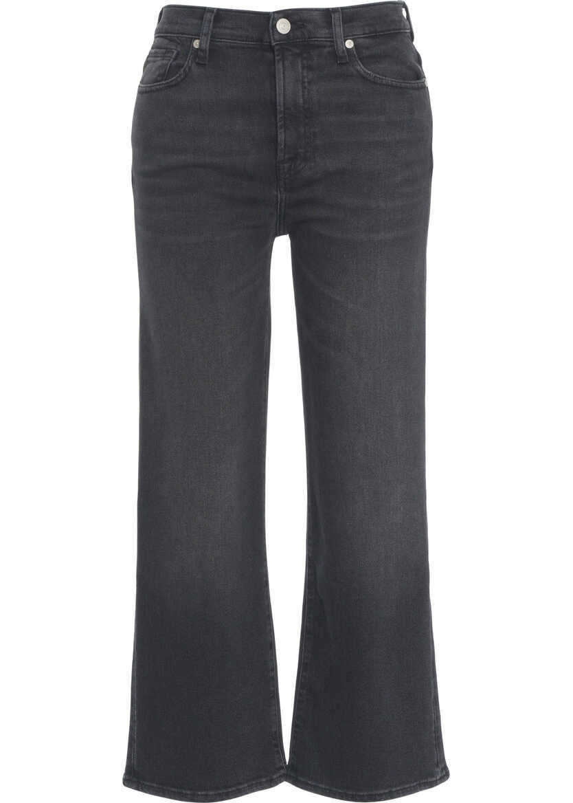 Blugi drepti 7 For All Mankind Straight leg jeans Alexa Black Femei (BM 19305914) 1