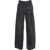 Liu Jo White Wide leg jeans Black