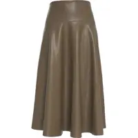 Fuste lungi Midi skirt made of faux leather Femei