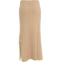Fuste lungi Dama - Fuste lungi Peuterey Knit midi skirt Vernon Beige Femei (BM 19305944) - B-mall.ro
