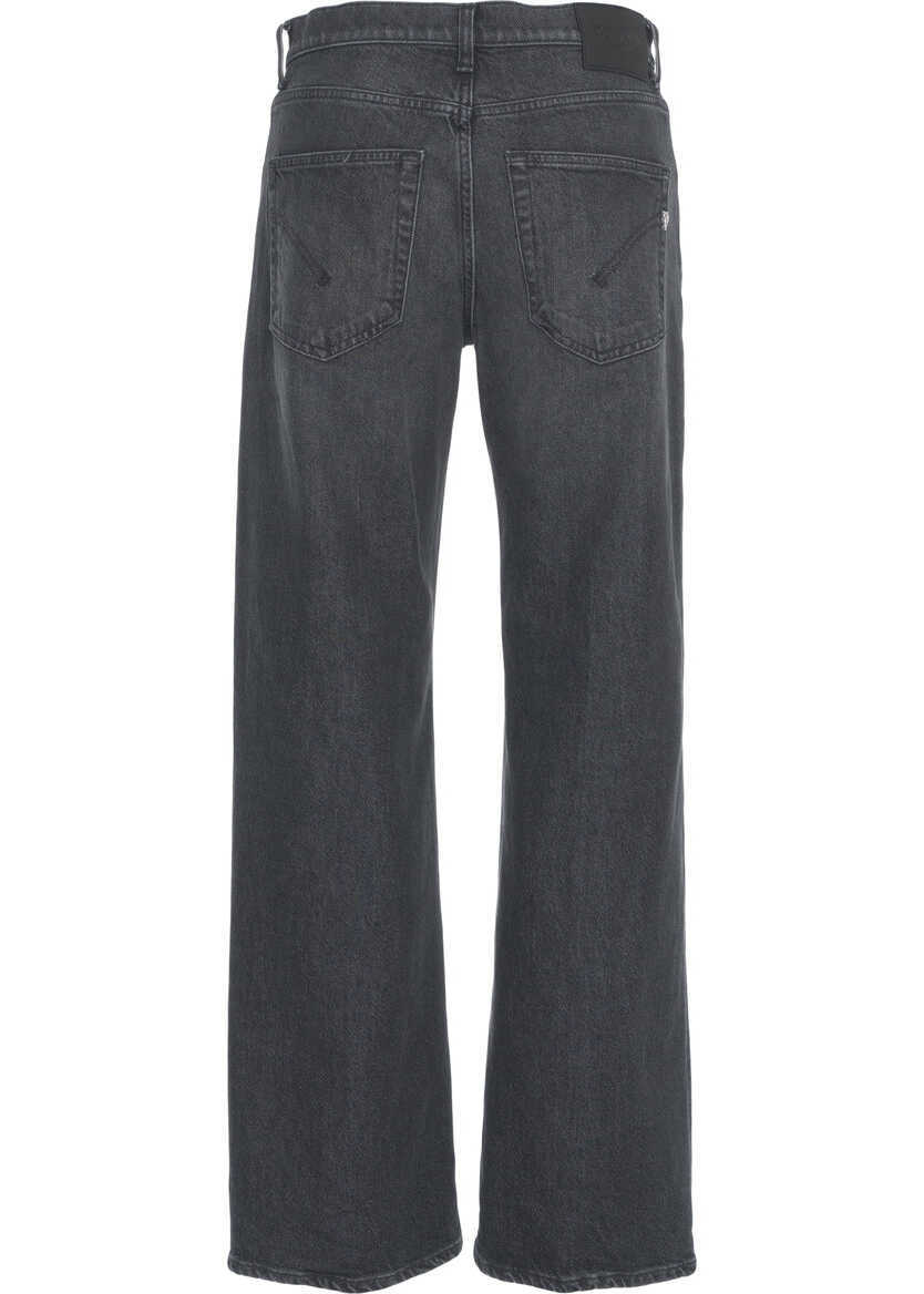 Blugi drepti Dondup Wide leg jeans Jacklyn Blue Femei (BM 19305953) 4