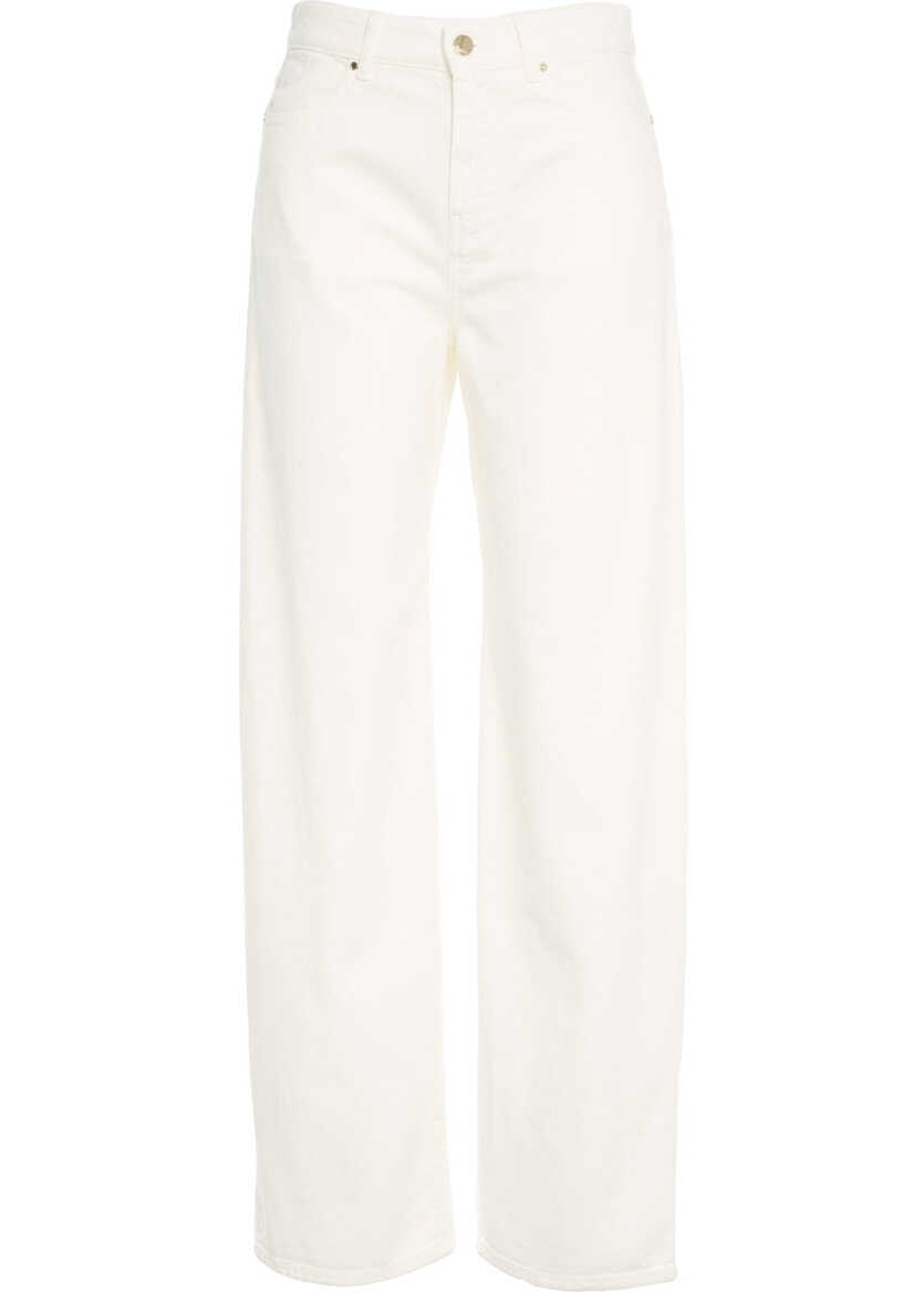 Blugi evazati Max Mara Wide leg jeans Mirna White Femei (BM 19305962) 2