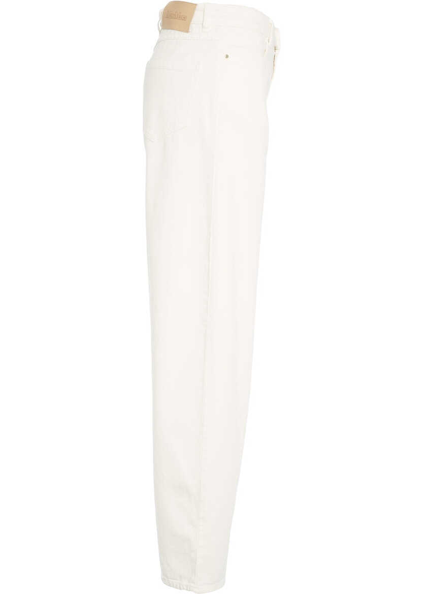 Blugi evazati Max Mara Wide leg jeans Mirna White Femei (BM 19305962) 3
