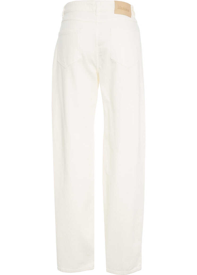 Blugi evazati Max Mara Wide leg jeans Mirna White Femei (BM 19305962) 4
