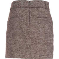 Fuste scurte Dama - Fuste scurte Second Female Tweed mini skirt Arbor Brown Femei (BM 19305968) - B-mall.ro