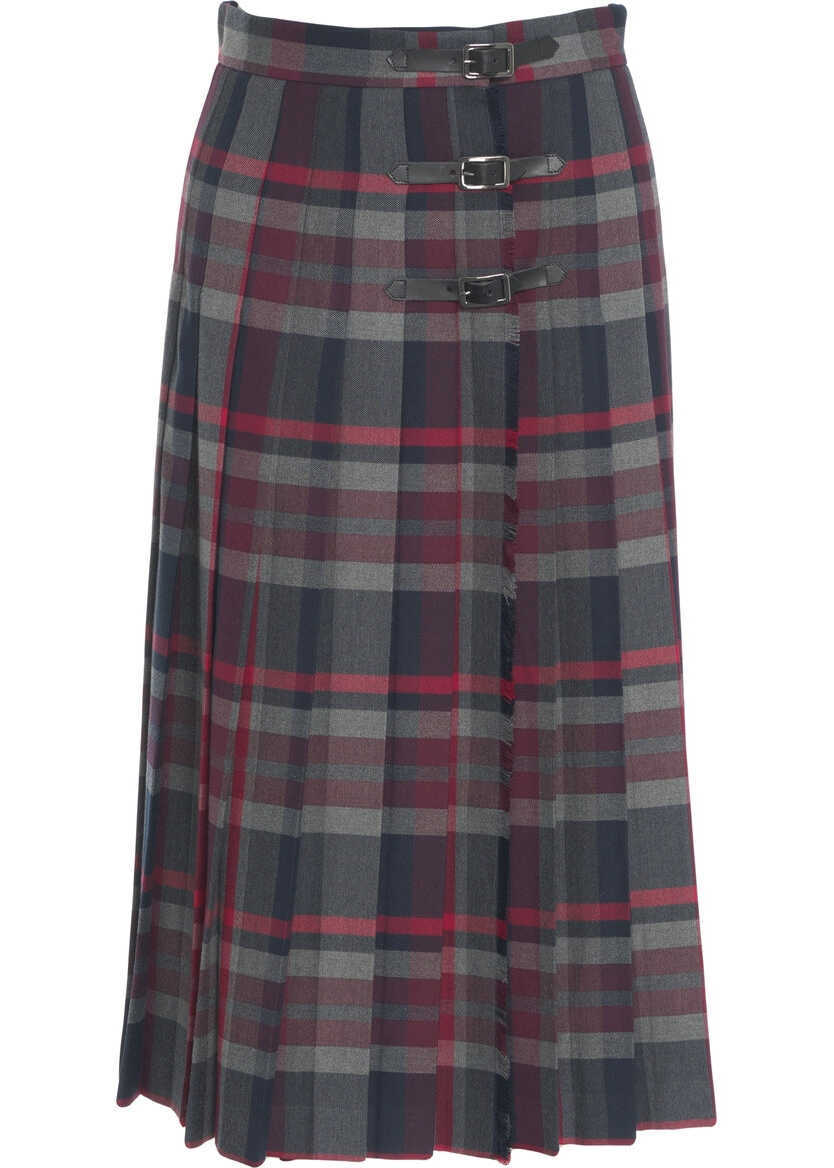 Fuste lungi Otto d ame Midi skirt with plaid pattern Multicolor Femei (BM 19305980) 1