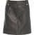 Liu Jo White Faux leather miniskirt Brown