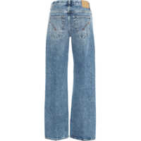 Blugi drepti Dama - Blugi drepti Dondup Loose fit jeans Jacklyn Blue Femei (BM 19306001) - B-mall.ro