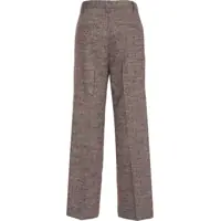 Pantaloni office Dama - Pantaloni office Second Female Tweed pants Arbor Brown Femei (BM 19306004) - B-mall.ro