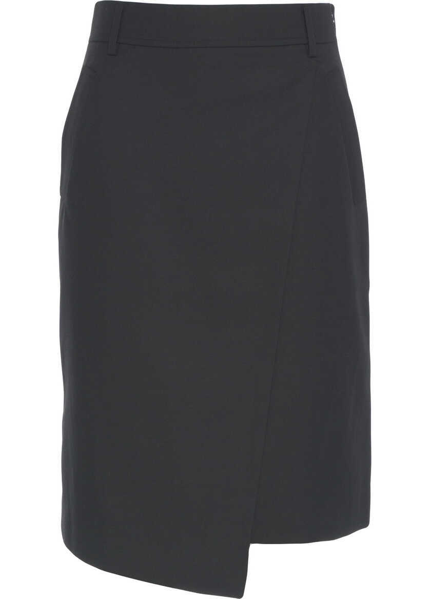 Fuste lungi Second Female Wrap skirt Apeari Black Femei (BM 19306007) 2