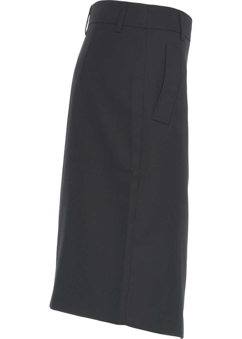 Fuste lungi Second Female Wrap skirt Apeari Black Femei (BM 19306007) 3