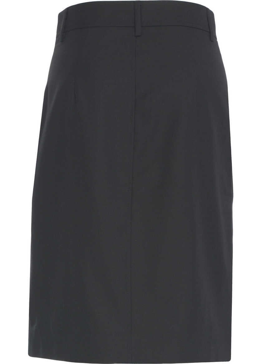 Fuste lungi Second Female Wrap skirt Apeari Black Femei (BM 19306007) 4