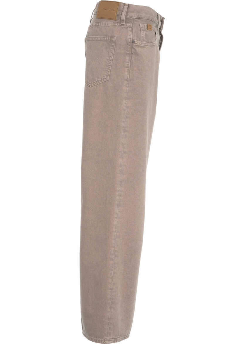 Blugi drepti Jacob Cohen Straight leg jeans Grace Taupe Femei (BM 19306016) 3