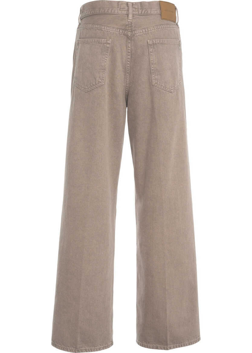 Blugi drepti Jacob Cohen Straight leg jeans Grace Taupe Femei (BM 19306016) 4