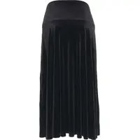 Fuste lungi Dama - Fuste lungi NORMA KAMALI Midi skirt in velvet Black Femei (BM 19306019) - B-mall.ro