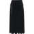 NORMA KAMALI Midi skirt in velvet Black