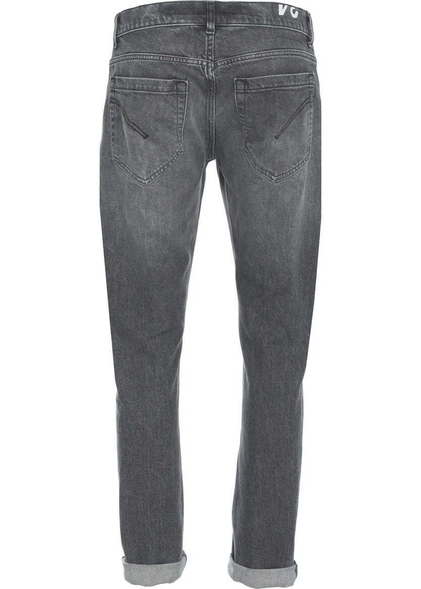 Blugi slim fit Dondup Slim fit jeans George Grey Barbati (BM 19306034) 4