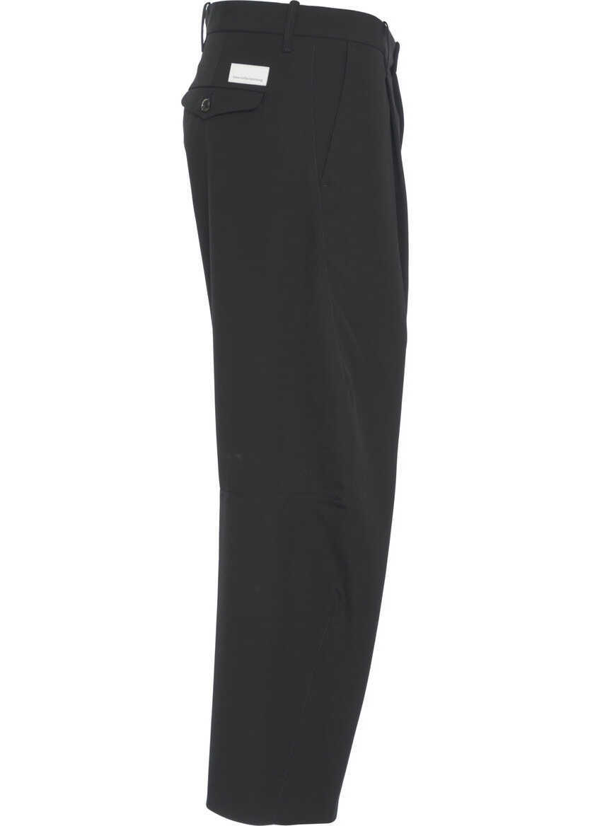 Pantaloni casual Nine in the morning Pleated trousers Giulio Black Barbati (BM 19306037) 3