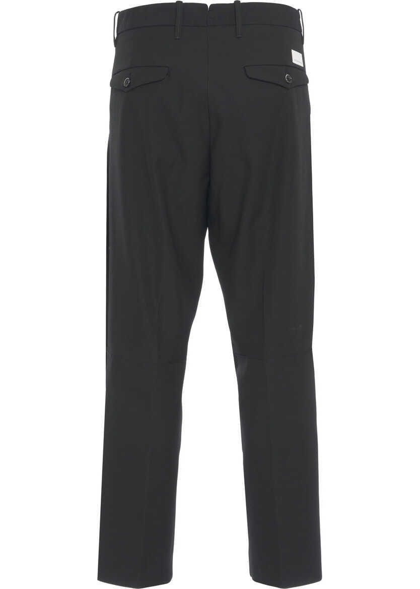 Pantaloni casual Nine in the morning Pleated trousers Giulio Black Barbati (BM 19306037) 4