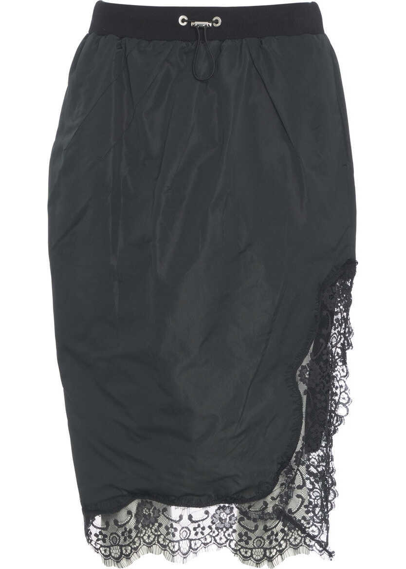 Fuste lungi Pinko Skirt with lace details Cipriana Black Femei (BM 19306046) 2