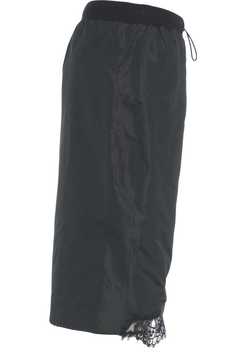 Fuste lungi Pinko Skirt with lace details Cipriana Black Femei (BM 19306046) 3